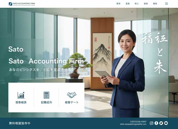 B社様ウェブサイト